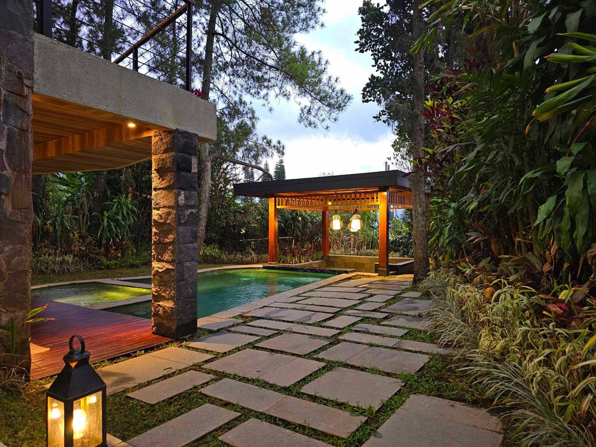 Villa 4-Br Klub Bunga No 4 Batu Malang מראה חיצוני תמונה